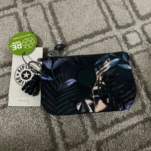 Kipling Dark Floral Coin Purse